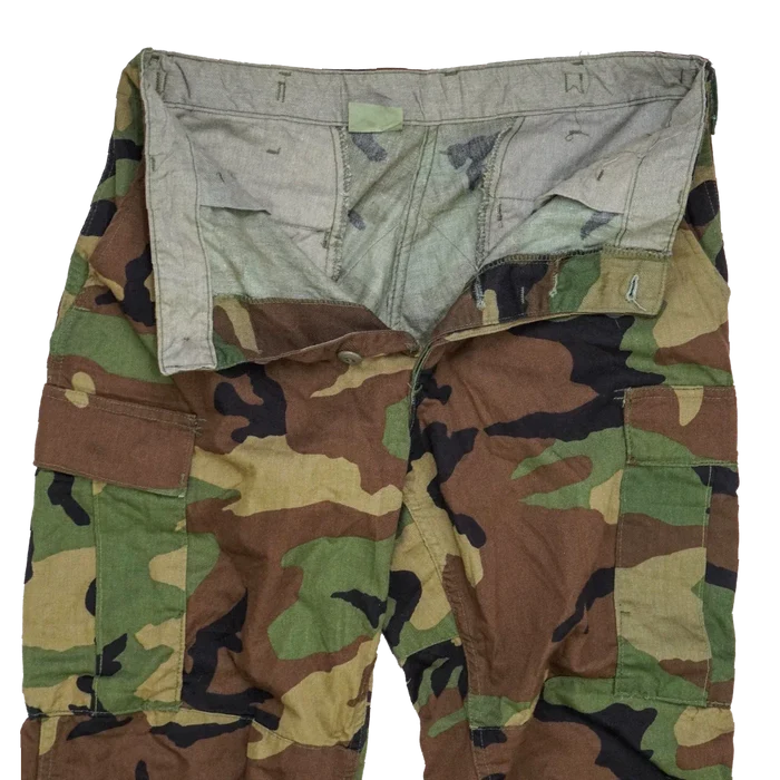 USGI Woodland BDU Trousers - Medium Long - US Army Surplus - Combat Trousers
