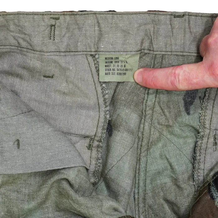 USGI Woodland BDU Trousers - Medium Long - US Army Surplus - Combat Trousers