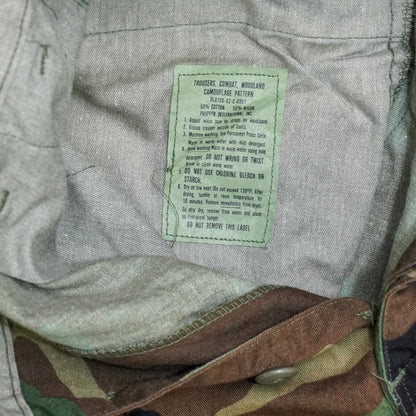 USGI Woodland BDU Trousers - Medium Long - US Army Surplus - Combat Trousers