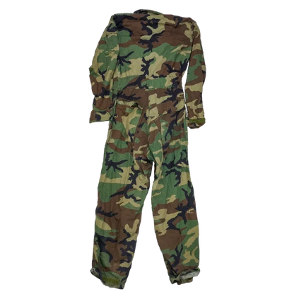 USGI Woodland Cold Weather Mechanics Coveralls - Medium - US Army Surplus - Overalls