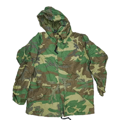 USGI Woodland Gore-Tex Jacket - Large Long - US Army Surplus - Rain Jackets