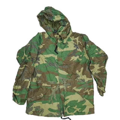 USGI Woodland Gore-Tex Jacket - Large Long - US Army Surplus - Rain Jackets
