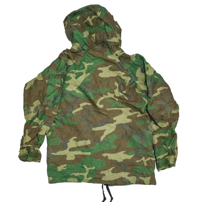 USGI Woodland Gore-Tex Jacket - Large Long - US Army Surplus - Rain Jackets