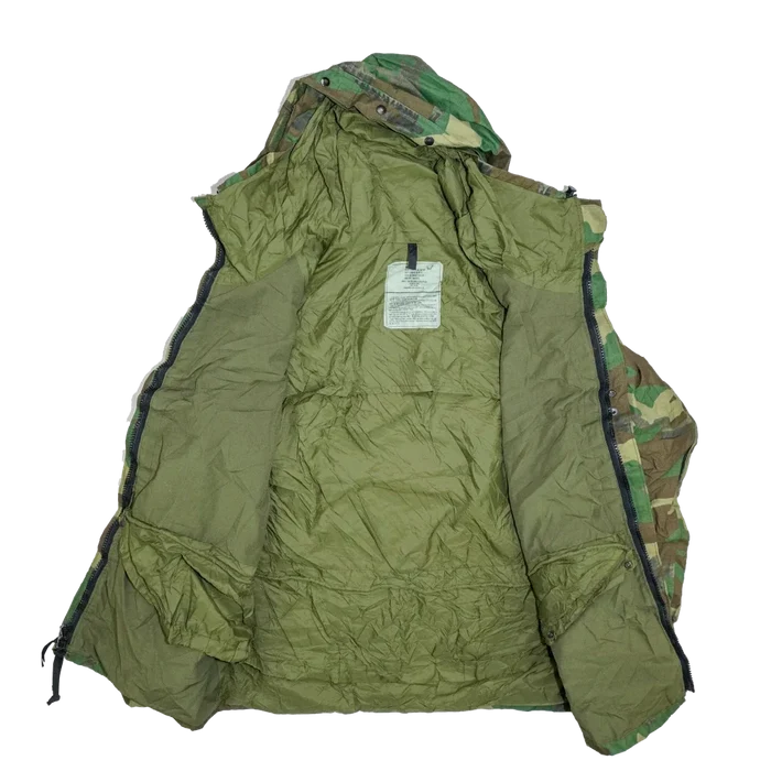USGI Woodland Gore-Tex Jacket - Large Long - US Army Surplus - Rain Jackets