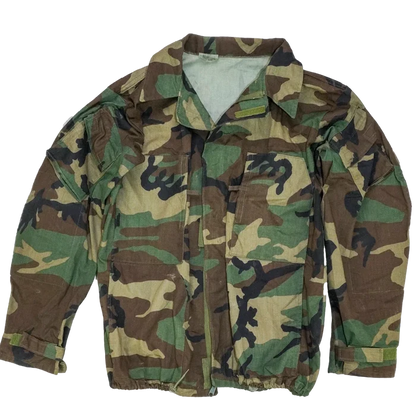 USGI Woodland NBC Jacket w/ Lining Removed - Large - US Army Surplus - Field Jackets