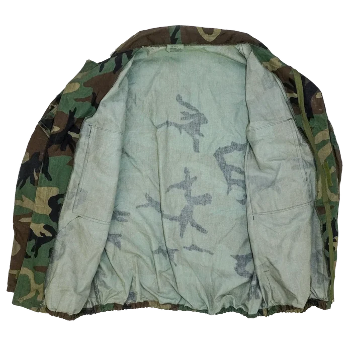 USGI Woodland NBC Jacket w/ Lining Removed - Large - US Army Surplus - Field Jackets