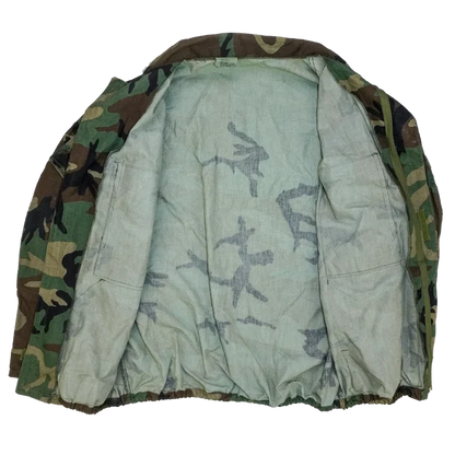 USGI Woodland NBC Jacket w/ Lining Removed - Large - US Army Surplus - Field Jackets