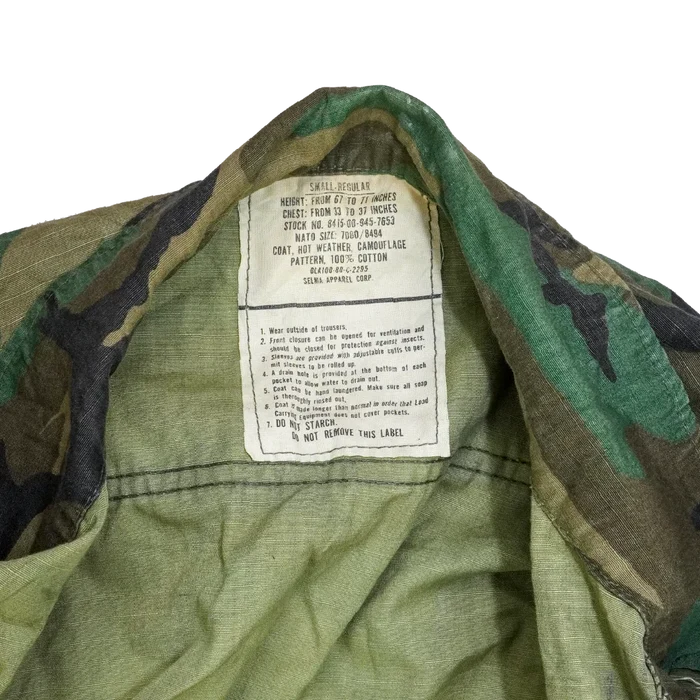 USGI Woodland RDF Shirt - Small Regular, Item 1 - US Army Surplus - Field Shirts