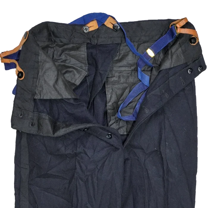 Vintage Black Wool Service Dress Trousers - 28x27, Small - US Army Surplus - Dress Trousers