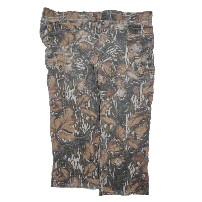 Vintage Mossy Oak Camo Field Trousers - 3XLarge - Army & Outdoors - Work Trousers