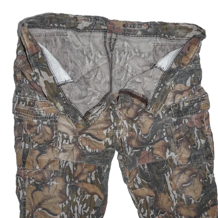 Vintage Mossy Oak Camo Field Trousers - 3XLarge - Army & Outdoors - Work Trousers
