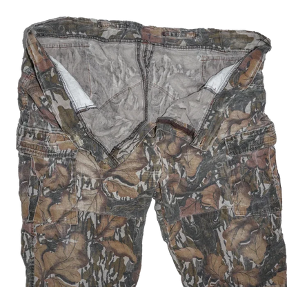 Vintage Mossy Oak Camo Field Trousers - 3XLarge - Army & Outdoors - Work Trousers