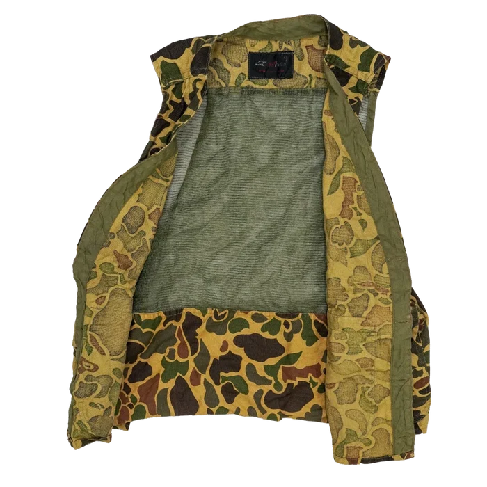Vintage Red Head Duck Hunter Camo Hunting Vest - Small - Army & Outdoors - Combat Vests