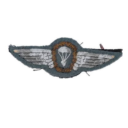 West German Gold Parachute Wings Patch - German Army Surplus - Flags, Badges & Insignia