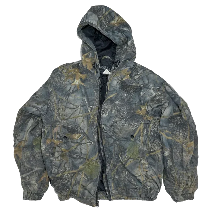 WFS Element Gear Lined Camo Jacket - Medium - Army & Outdoors - Field Jackets