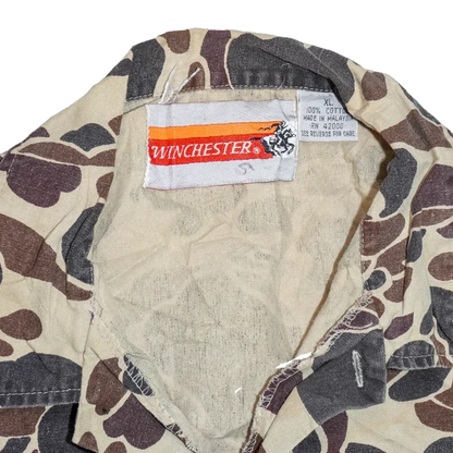 Winchester Duck Hunter Camo Field Shirt - XLarge - Army & Outdoors - Field Shirts