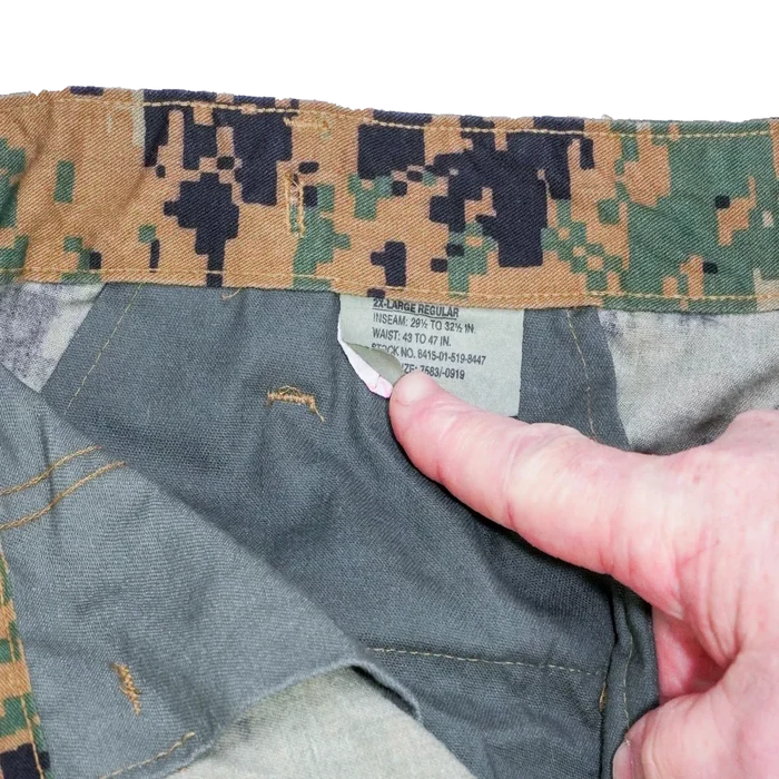 Woodland Digital BDU Trousers - 2XLarge - Army & Outdoors - Combat Trousers