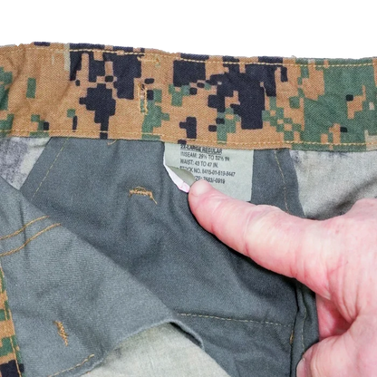 Woodland Digital BDU Trousers - 2XLarge - Army & Outdoors - Combat Trousers