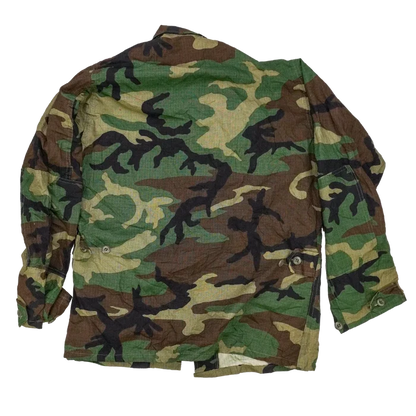 Woodland Ripstop BDU Shirt - Large Regular - Army & Outdoors - Field Shirts