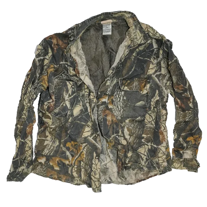 Woolrich Realtree Vented Shirt - Medium - Army & Outdoors - Field Shirts