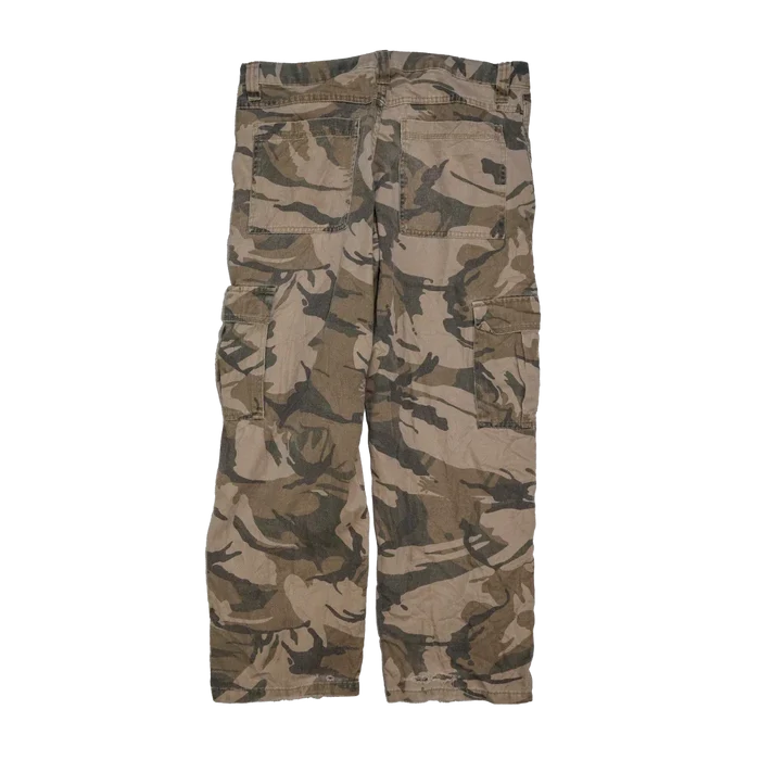 Wrangler Brown DPM Cargo Trousers - 32x30, Medium - Army & Outdoors - Cargo Trousers