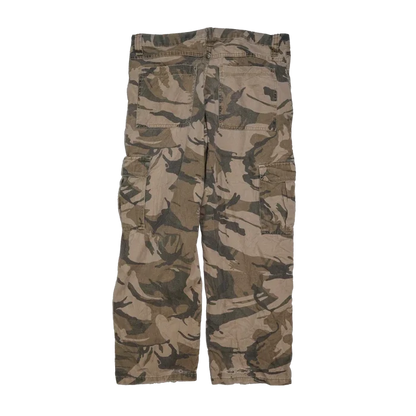 Wrangler Brown DPM Cargo Trousers - 32x30, Medium - Army & Outdoors - Cargo Trousers