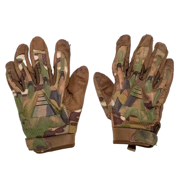 WTactful Multi Camo Gloves - XLarge - Film Production Used - Gloves
