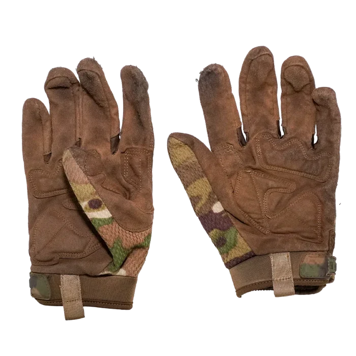 WTactful Multi Camo Gloves - XLarge - Film Production Used - Gloves