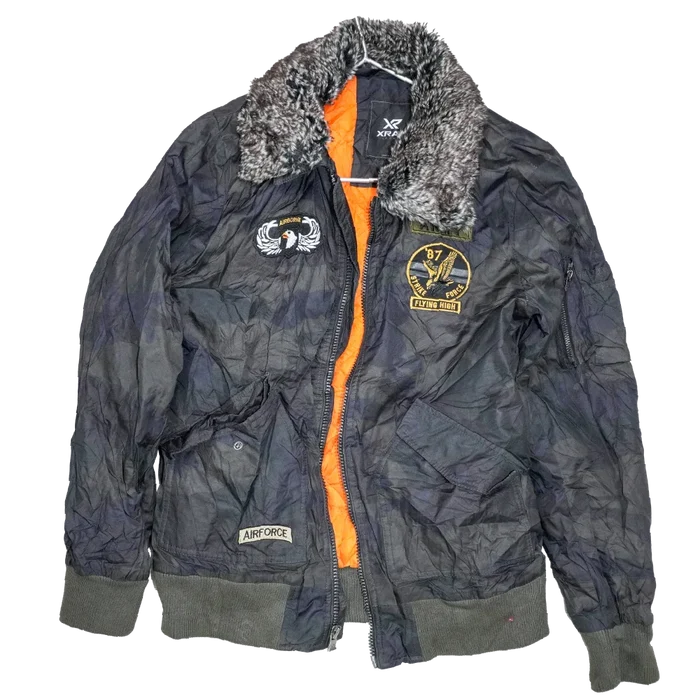 XRay Jeans Camo Bomber Jacket - Large - Army & Outdoors - Flight Jackets