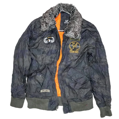 XRay Jeans Camo Bomber Jacket - Large - Army & Outdoors - Flight Jackets
