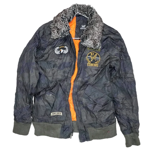XRay Jeans Camo Bomber Jacket - Large - Army & Outdoors - Flight Jackets